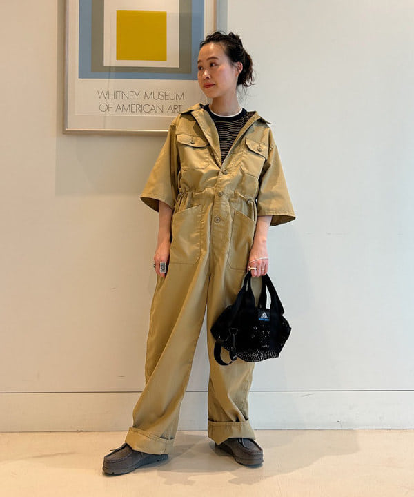 清水 彩乃さんの「BEAMS WOMEN｜レース ニット ボレロ」を使ったコーディネート
