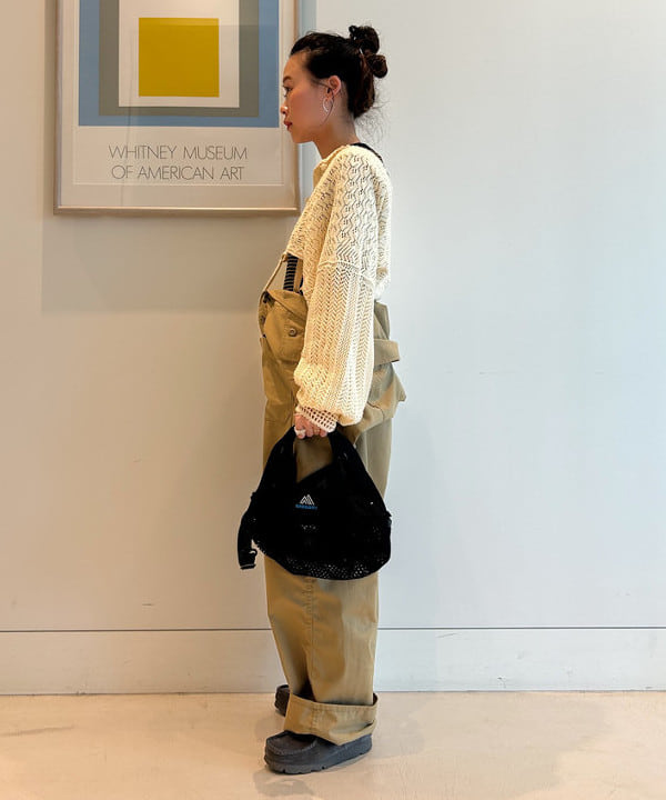 清水 彩乃さんの「BEAMS WOMEN｜レース ニット ボレロ」を使ったコーディネート