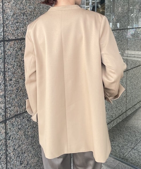 多田 日奈子さんの「BEAMS WOMEN｜1ボタン ラペルレス ジャケット」を使ったコーディネート
