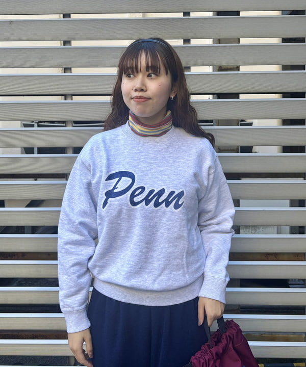 チナツさんの「BEAMS WOMEN｜【別注】GOOD ROCK SPEED / カレッジ クルー スウェット」を使ったコーディネート