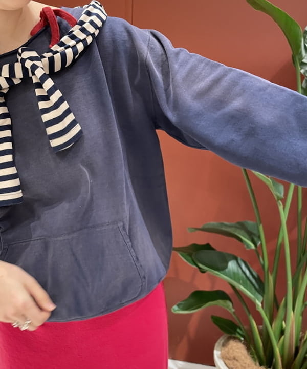 サカサイスズカさんの「BEAMS WOMEN｜BEAMS BOY / フライス 1cm ボーダー」を使ったコーディネート