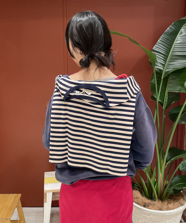 サカサイスズカさんの「BEAMS WOMEN｜BEAMS BOY / フライス 1cm ボーダー」を使ったコーディネート