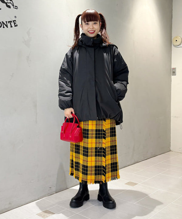 りかちょび/岸本梨佳さんの「BEAMS WOMEN｜フラップ ミニ バッグ」を使ったコーディネート