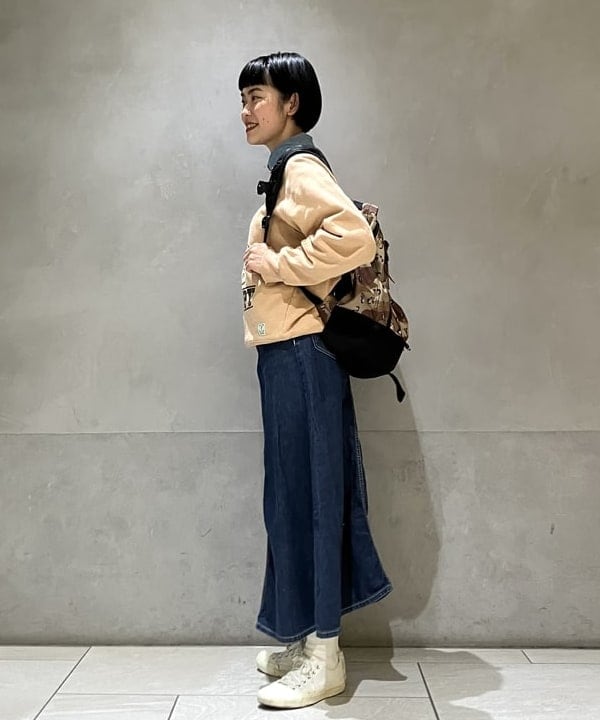 葵さんの「BEAMS WOMEN｜BUZZ RICKSON'S / 別注 シャンブレー ロングスリーブ シャツ」を使ったコーディネート