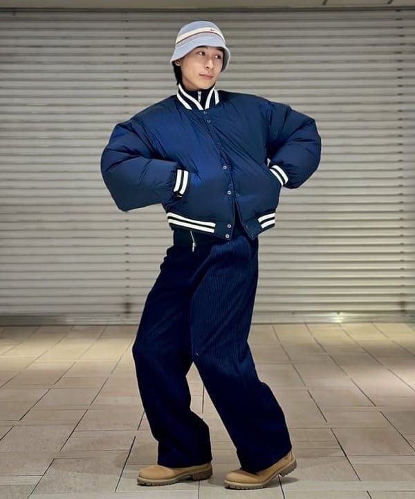 Kellyさんの「BEAMS WOMEN｜ダウン バーシティジャケット」を使ったコーディネート