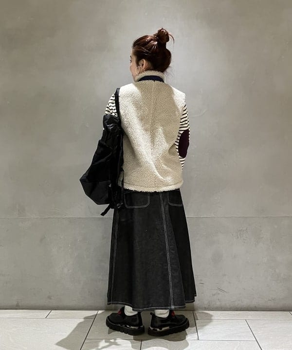 モモさんの「BEAMS WOMEN｜ラップ プリーツ スカート」を使ったコーディネート