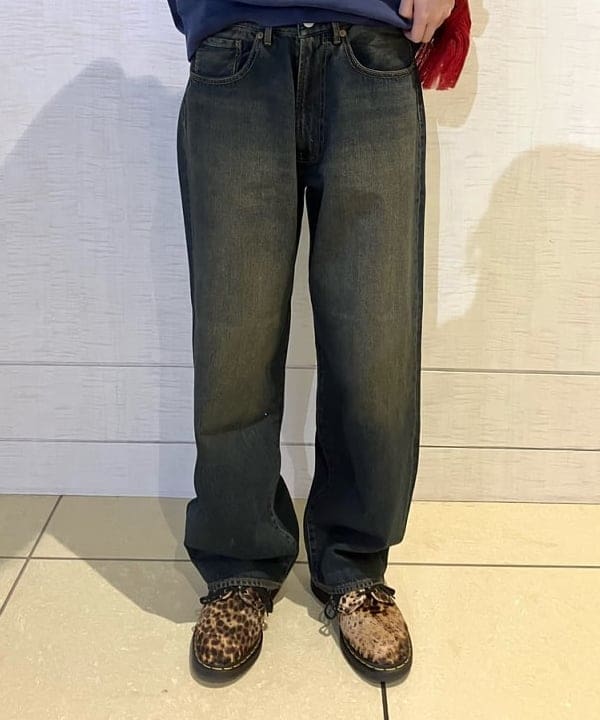 Hazukiさんの「BEAMS WOMEN｜ワイドストレート デニムパンツ」を使ったコーディネート