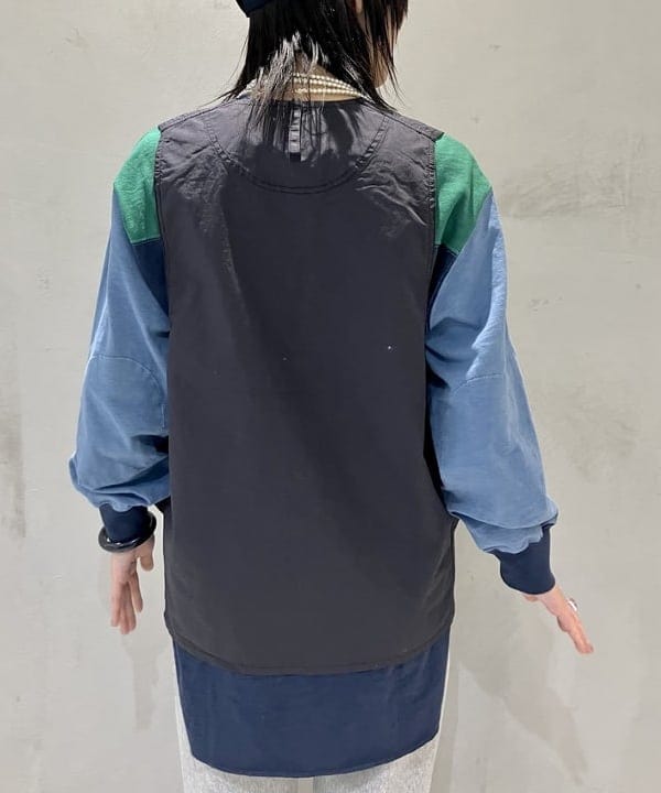 小原 もこさんの「BEAMS WOMEN｜樹脂 パール ロング ネックレス」を使ったコーディネート