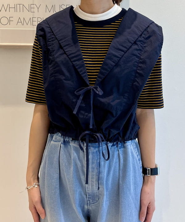 たぐみさんの「BEAMS WOMEN｜2WAY レース バンダナ」を使ったコーディネート