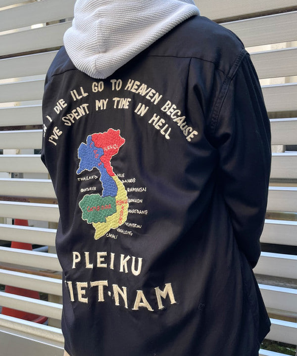 コウリキ　マミさんの「BEAMS WOMEN｜テーラー東洋 / Vietnam Shirt “VIETNAM MAP”」を使ったコーディネート