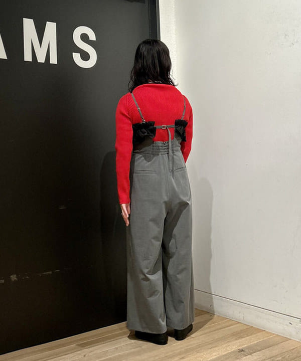 早川 萌子さんの「BEAMS WOMEN｜リブ ニット ポロ」を使ったコーディネート