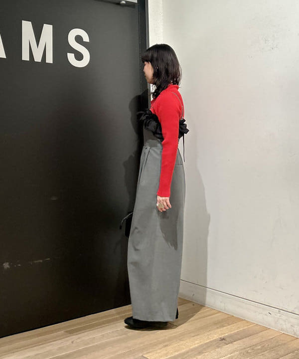 早川 萌子さんの「BEAMS WOMEN｜リブ ニット ポロ」を使ったコーディネート