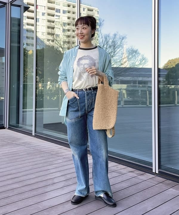 おのすさんの「BEAMS WOMEN｜【別注】Paraboot / BAHAMAS」を使ったコーディネート
