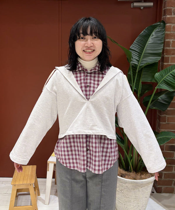 クロサワさんの「BEAMS WOMEN｜ 2プリーツ ワイドパンツ」を使ったコーディネート