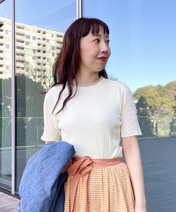 おのすさんの「BEAMS WOMEN｜【別注】Lee / ダメージ & リペア ウエスタン シャツ」を使ったコーディネート