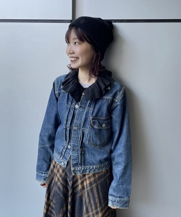 SHINAGAWAさんの「BEAMS WOMEN｜BEAMS BOY / GOLDメッキ 0.8mm リング」を使ったコーディネート