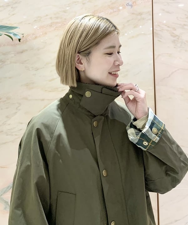 AONO SHIKAMAさんの「BEAMS WOMEN｜【別注】Barbour / BEDALE ジャケット」を使ったコーディネート