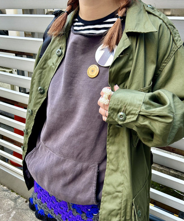 Kyooka Sayakaさんの「BEAMS WOMEN｜【別注】WAREHOUSE & CO. / カットオフ スウェット」を使ったコーディネート