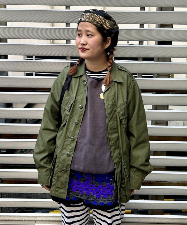 Kyooka Sayakaさんの「BEAMS WOMEN｜【別注】WAREHOUSE & CO. / カットオフ スウェット」を使ったコーディネート