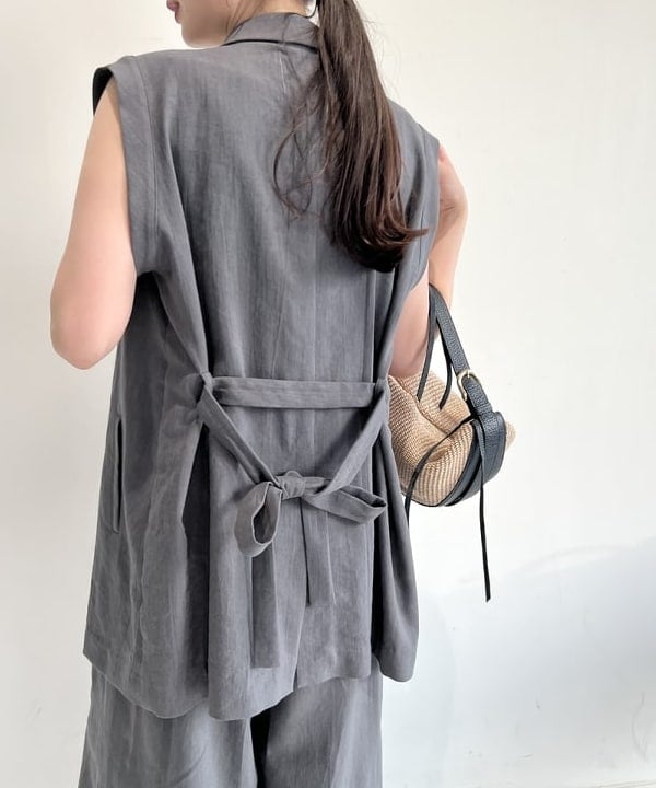 隈元 楓さんの「BEAMS WOMEN｜AK+1 /  リネン混 オールインワン」を使ったコーディネート