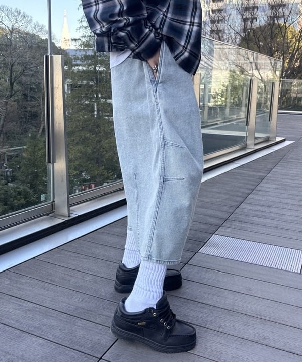 中嶋 大介さんの「BEAMS WOMEN｜ショート チェック ブルゾン」を使ったコーディネート