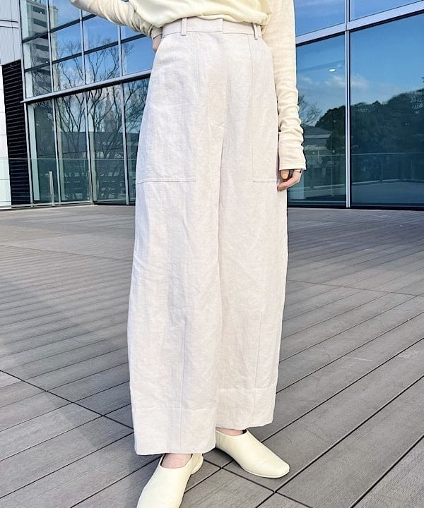 shibataさんの「BEAMS WOMEN｜シアーコットン ロングスリーブTシャツ」を使ったコーディネート