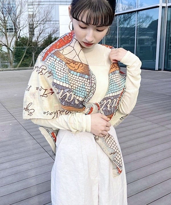 shibataさんの「BEAMS WOMEN｜シアーコットン ロングスリーブTシャツ」を使ったコーディネート