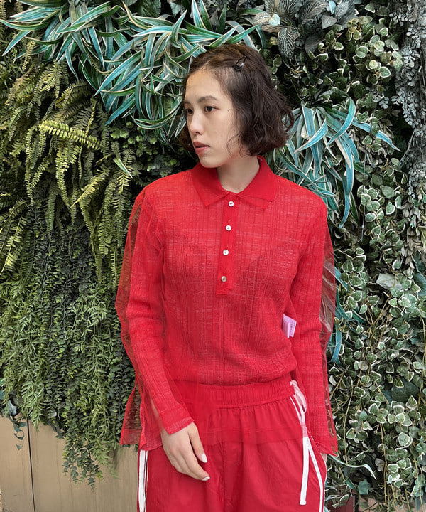 神坂 莉子さんの「BEAMS WOMEN｜レース ライン トラック パンツ」を使ったコーディネート