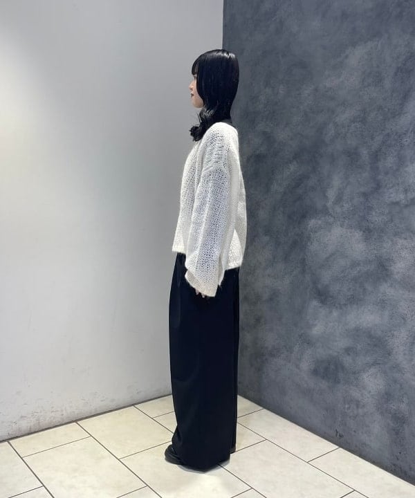 高木 菜央さんの「BEAMS WOMEN｜リブ タートルネックニット」を使ったコーディネート
