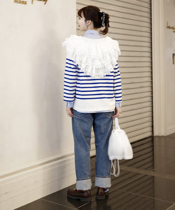 Joさんの「BEAMS WOMEN｜NAPRON / 別注 レース ミニ ペイシェント バッグ」を使ったコーディネート