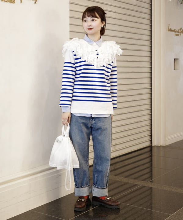 Joさんの「BEAMS WOMEN｜NAPRON / 別注 レース ミニ ペイシェント バッグ」を使ったコーディネート