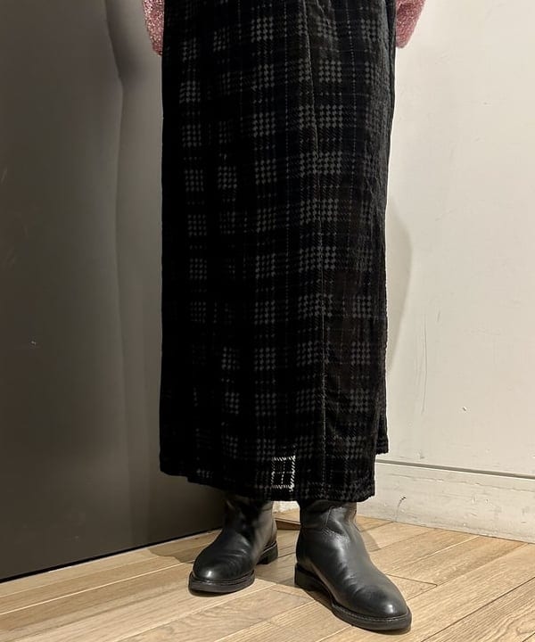 早川 萌子さんの「BEAMS WOMEN｜オパール チェック キャミ ワンピース」を使ったコーディネート