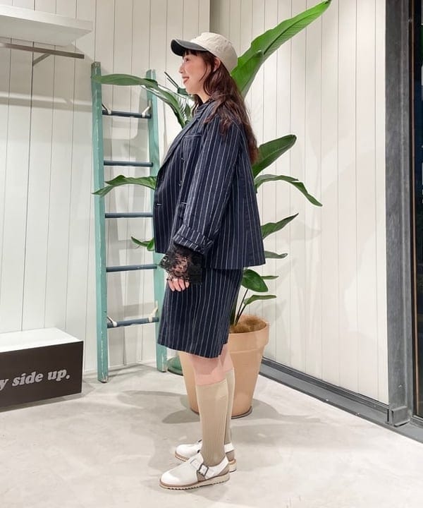 おのすさんの「BEAMS WOMEN｜ライン メッセージ Tシャツ」を使ったコーディネート