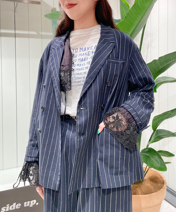 おのすさんの「BEAMS WOMEN｜ライン メッセージ Tシャツ」を使ったコーディネート