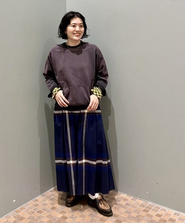 坂本 有佳子さんの「BEAMS WOMEN｜【別注】WAREHOUSE & CO. / カットオフ スウェット」を使ったコーディネート