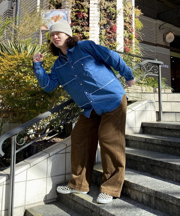 りくっしーさんの「BEAMS WOMEN｜BEAMS / ベーシック ワッチキャップ」を使ったコーディネート