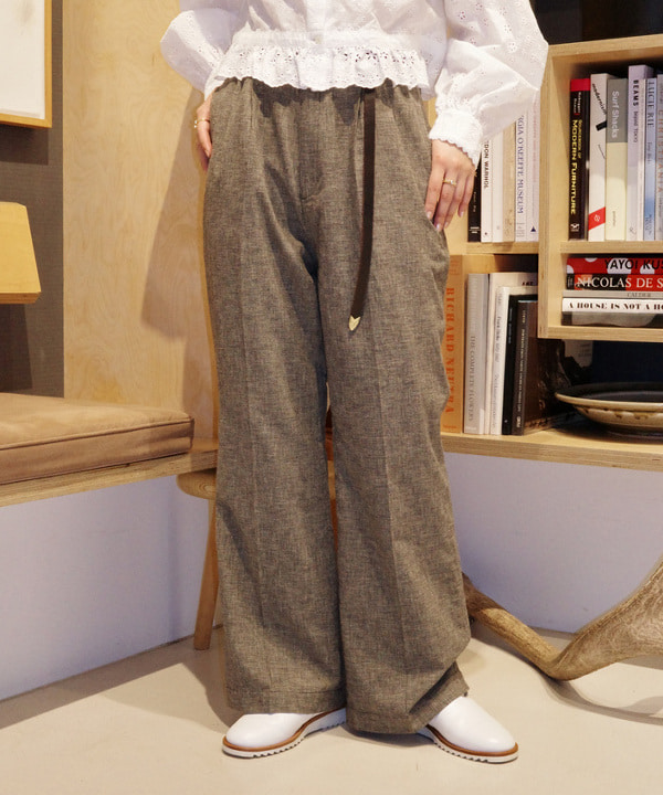 Joさんの「BEAMS WOMEN｜ストライプ チェック スラックス」を使ったコーディネート