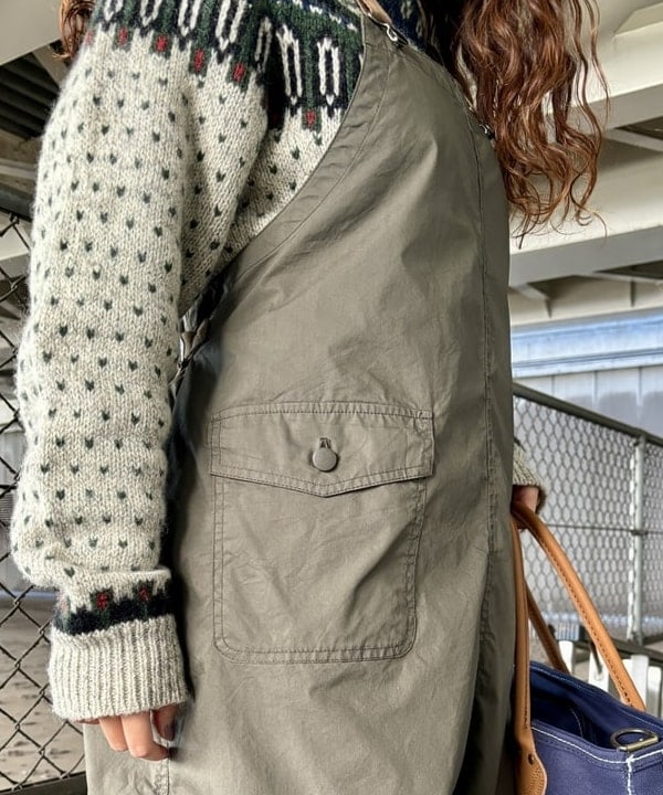 チナツさんの「BEAMS WOMEN｜ソロテックス レイン ビブ」を使ったコーディネート