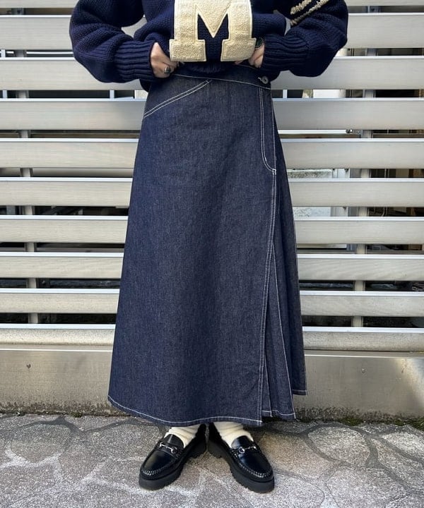 まつむさんの「BEAMS WOMEN｜ラップ プリーツ スカート」を使ったコーディネート