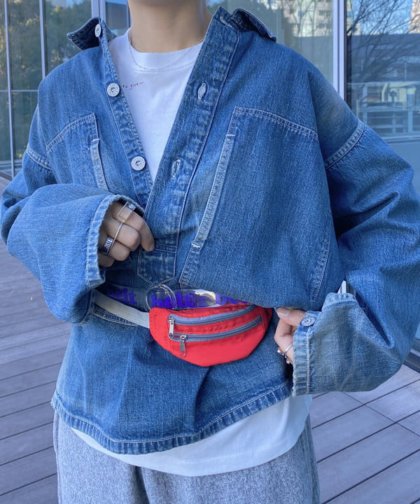 Kaoru Sakumaさんの「BEAMS WOMEN｜【別注】BUZZ RICKSON’s / USED DENIM PULLOVER」を使ったコーディネート