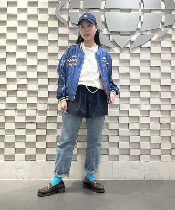 清水 彩乃さんの「BEAMS WOMEN｜【別注】orSlow / No.8 DENIM NEW」を使ったコーディネート