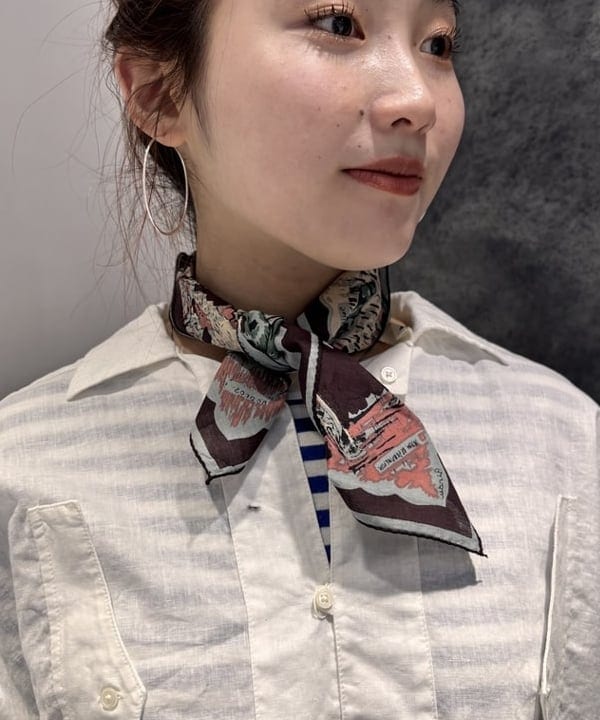 モモさんの「BEAMS WOMEN｜【別注】L.L.Bean / Deep Bottom Leather Handle Zip Tote Mini」を使ったコーディネート