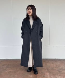 お歳暮 人気 オシャレ BEAMS HEART（ビームス ハート）ショールカラー ロングコート ジャケット・アウター