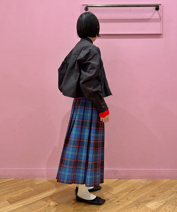 中村 ほのかさんの「BEAMS WOMEN｜チュール ギャザー カーディガン」を使ったコーディネート