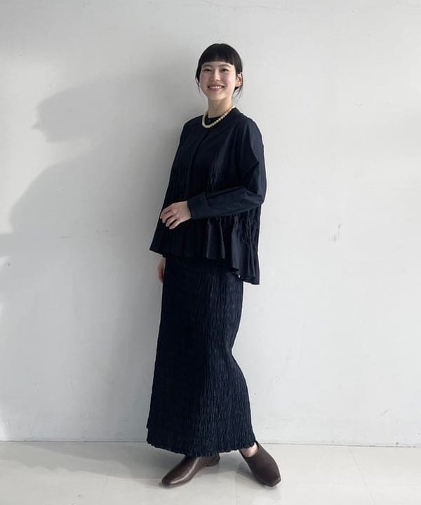 Ichika Hondaさんの「BEAMS WOMEN｜SHISEI / MM TIGHT SQUARE スリッポン」を使ったコーディネート