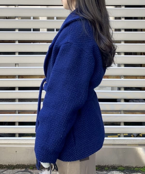 りえさんの「BEAMS WOMEN｜フェイクファー ポーチバッグ」を使ったコーディネート