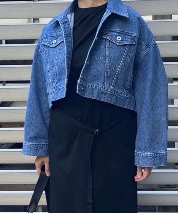 藤井 裕実子さんの「BEAMS WOMEN｜【別注】upper hights / THE SHORT デニムジャケット」を使ったコーディネート