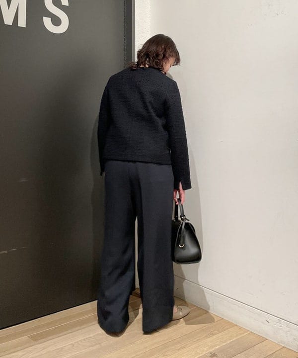 IZUMI MAYUMIさんの「BEAMS WOMEN｜ツイード クルーネック ジャケット＊」を使ったコーディネート