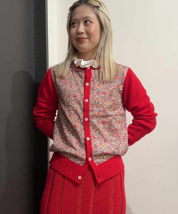 安藤 菜央さんの「BEAMS WOMEN｜NAPRON / 別注 レース ミニ ペイシェント バッグ」を使ったコーディネート