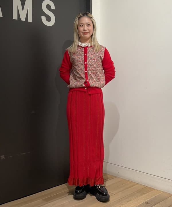 安藤 菜央さんの「BEAMS WOMEN｜NAPRON / 別注 レース ミニ ペイシェント バッグ」を使ったコーディネート